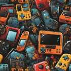 Papel De Parede Gamer 3d Auto Colante Grafite Pintura Geek Va