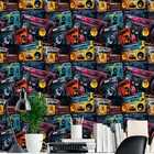 Papel De Parede Gamer 3d Auto Colante Pintura Colorida Estilo