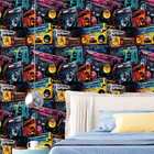 Papel De Parede Gamer 3d Auto Colante Pintura Colorida Estilo