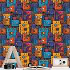 Papel De Parede Gamer 3d Cartoon Decorativo Auto Colante Dese