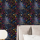 Papel De Parede Gamer 3d Gafite Auto Colante Efeito Pixel Tec