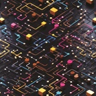 Papel De Parede Gamer 3d Gafite Auto Colante Efeito Pixel Tec