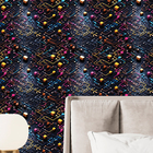 Papel De Parede Gamer 3d Gafite Auto Colante Efeito Pixel Tec