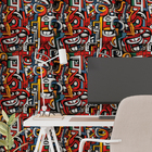 Papel De Parede Gamer Arte Pintura Colorida 3d Decorativo Efe