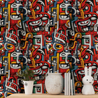 Papel De Parede Gamer Arte Pintura Colorida 3d Decorativo Efe