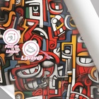 Papel De Parede Gamer Arte Pintura Colorida 3d Decorativo Efe