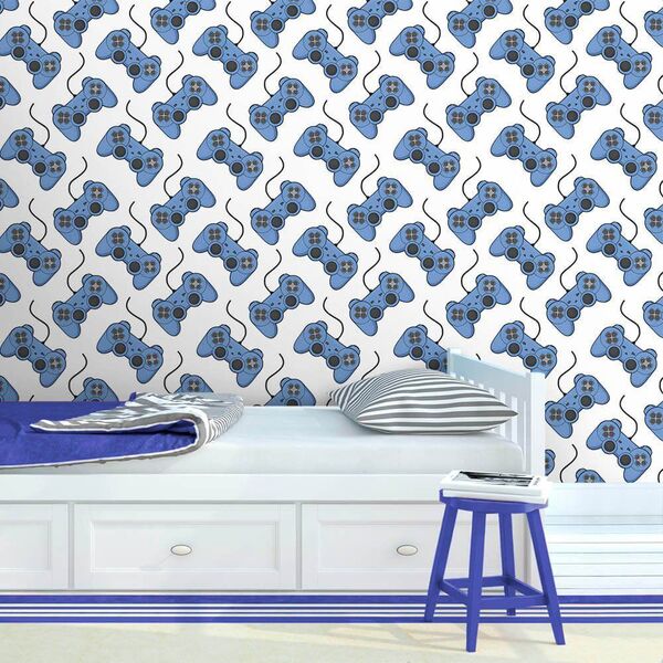 Papel De Parede Gamer Boy - 0 50 X 2 50 Metros