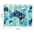 Papel De Parede Gamer Painel Video Game Controles Cobre 9m²