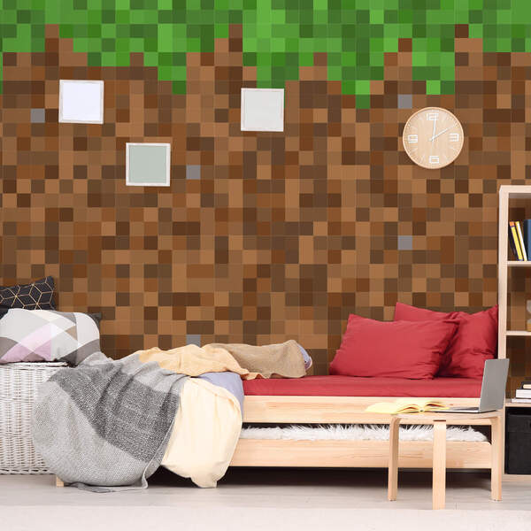 Papel De Parede Gamer Para Quarto Infantil Video Game 9m²