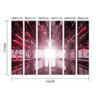 Papel De Parede Gamer Scifi Painel 3d Video Game 6 Rolos 9m²