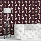 Papel De Parede Gatos - 0 50 X 3 00 Metros