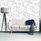 Papel De Parede Geométrico 3d Círculos