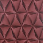 Papel De Parede Geométrico 3d Vermelho