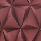 Papel De Parede Geométrico 3d Vermelho