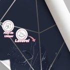 Papel De Parede Geométrico Azul Petróleo Auto Colante 18m