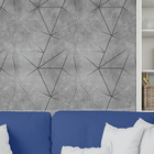Papel De Parede Geométrico Cimento Queimado Sala Quarto 6m