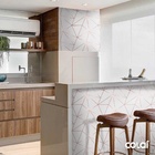 Papel De Parede Geométrico Cinza Fio Rosê Auto Colante 18m