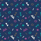 Papel De Parede Geométrico Colorido Em Rolo M7