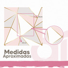 Papel De Parede Geométrico Decor Fio Gold Auto Colante 18m