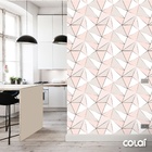 Papel De Parede Geométrico Decor Fio Silver Auto Colante 3m