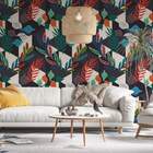 Papel De Parede Geométrico Floral 2-60x300cm