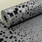 Papel De Parede Geométrico Listras Preto E Cinza