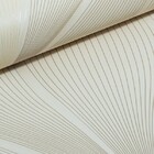 Papel De Parede Geométrico Marfim Onda