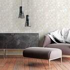 Papel De Parede Geomêtrico Mosaico Tons De Bege-60x300cm