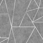 Papel De Parede Geométrico Premium Cimento Queimado