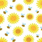 Papel De Parede Girassol Infantil 57x270cm