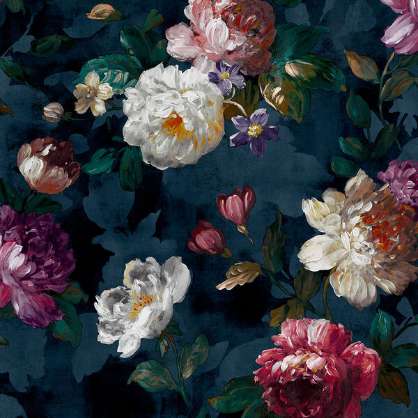 Papel De Parede Green Park Painted Flower 108623 - Rolo: 10m