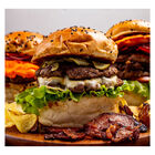 Papel De Parede Hamburguer Hamburgueria Sala Painel - 224pcp