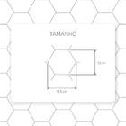 Papel De Parede Hexágonos Colmeias-60x300cm