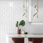 Papel De Parede Hexágonos Colmeias-60x300cm