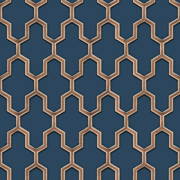 Papel De Parede Hf Orient 121027 Geometrico 5mt²