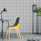 Papel De Parede Ilusionismo Gray - 0 50 X 3 00 Metros