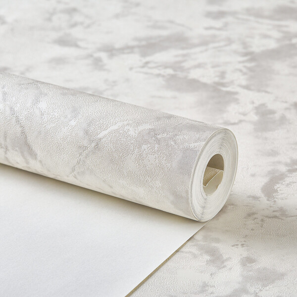 Papel De Parede Importado  Marmorizado Cinza