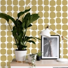 Papel De Parede Importado Amarelo Geométrico Quarto 4m²