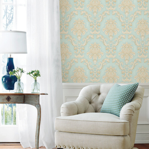 Papel De Parede Importado Ber-88102  Arabesco 5mt²