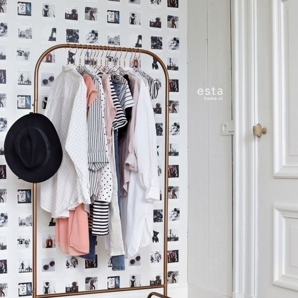 Papel De Parede Importado Preto E Branco Fotografia Sala 4m²