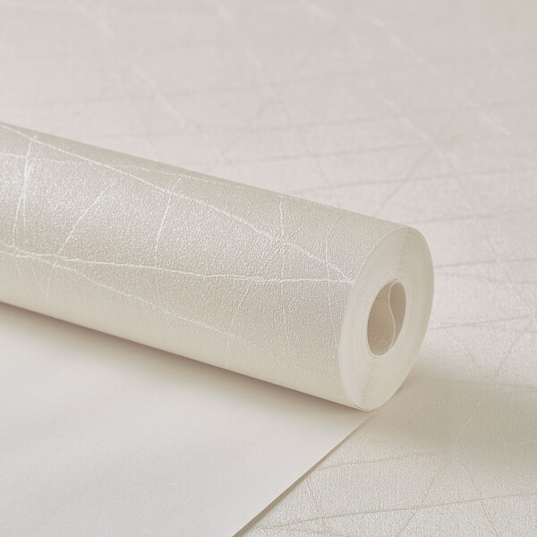 Papel De Parede Importado Riscas Creme Acetinado