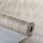 Papel De Parede Importado Sanblass Geometrico  Preto E Cobre