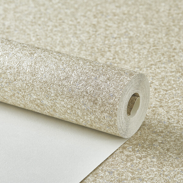 Papel De Parede Importado Tipo Mica  Ouro