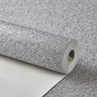 Papel De Parede Importado Tipo Mica Cinza