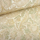 Papel De Parede Importado Vinilico Arabesco Verde