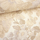 Papel De Parede Importado Vinilico Bege Com Estampa De Flores