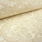 Papel De Parede Importado Vinilico Dourado Arabesco