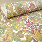 Papel De Parede Importado Vinilico Estampa De Flores Arabesco