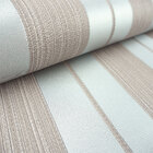 Papel De Parede Importado Vinilico Verde Listrado