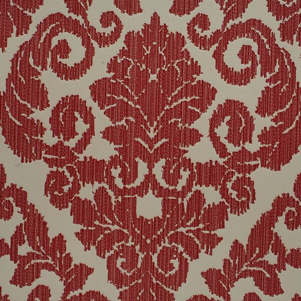 Papel De Parede Importado Vinilico Vermelho Arabesco